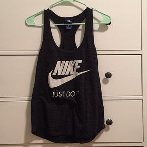 Nike small gray muscle tank top